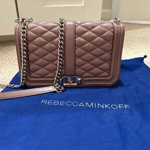 Rebecca Minkoff Quilted Pink/Purple Shoulder Bag